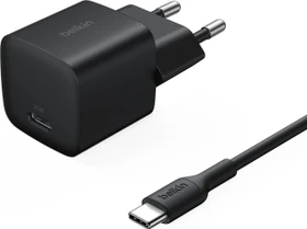 Belkin BoostCharge USB-C-Ladegerät + USB-C/USB-C-Kabel (25W) schwarz