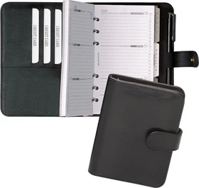 bind Systemplaner, A7, Kunstleder-Cover, schwarz