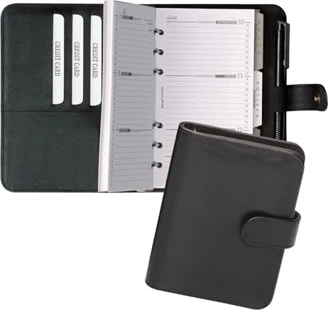 bind Systemplaner, A7, Kunstleder-Cover, schwarz
