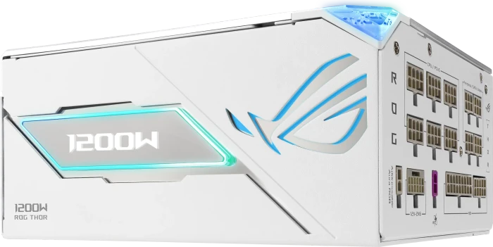 ASUS ROG Thor Platinum III White Edition (ROG Equalizer), ROG-THOR-1200P3-WHITE-GAMING-E, 1200W, ATX 3.1