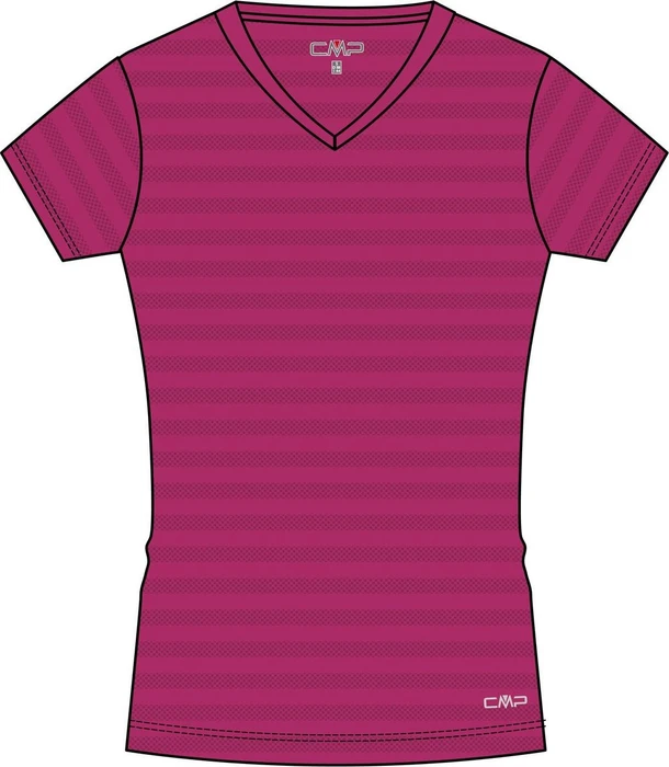 CMP Horizontal Mesh Funktionsshirt kurzarm weiß (Damen)