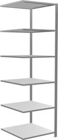 Schulte Lagertechnik Multiplus 150 Anbauregal 75x250x80cm verzinkt