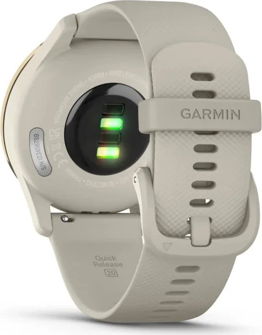Garmin vivomove Trend Aktivitäts-Tracker french grey/cream gold