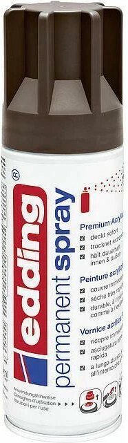 edding 5200 Permanentspray Premium-Acryllack RAL 8017 schokoladenbraun matt, 200ml