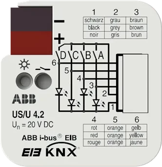 ABB US/U4.2 KNX Universal-Schnittstelle 4-fach, Unterputz