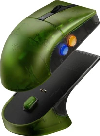 8BitDo Retro R8 Mouse mit Ladestation, Xbox Edition, grün/schwarz, USB/Bluetooth