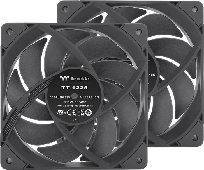 Thermaltake ToughFan 14 Pro High Static Pressure PC Cooling Fan schwarz, 140mm, 2er-Pack