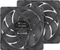 Thermaltake ToughFan 14 Pro High Static Pressure PC Cooling Fan schwarz, 140mm, 2er-Pack Vorschaubild