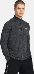 Under Armour Tech Textured Funktionsshirt langarm schwarz/weiß (Herren)