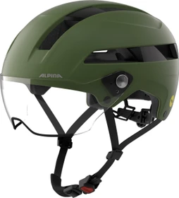 Alpina Bloom Visor MIPS Helm olive matt