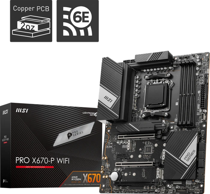 MSI PRO X670-P WIFI (AMD AM5)