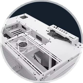 Thermaltake CTE C750 Air Snow, weiß, Glasfenster