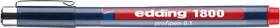 edding 1800 0.25mm rot