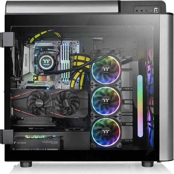 Thermaltake Level 20 GT ARGB, schwarz/silber, Glasfenster