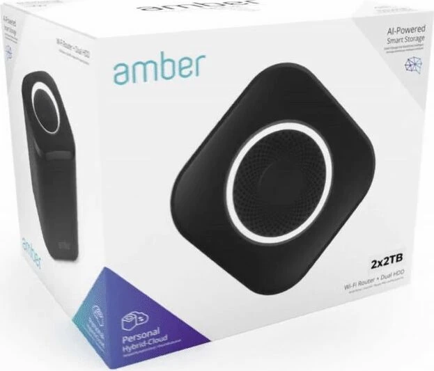 Amber Plus 4TB, 2GB RAM, 1x RJ-45 1000Base-T, 2x RJ-45 1000Base-T