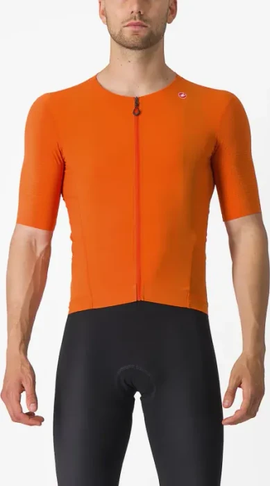 Castelli Premio Black Trikot kurzarm orange rust (Herren)