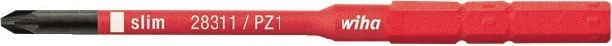 Wiha 283112 slimBit electric VDE Pozidriv Wechselklinge 6mm, PZ2x75mm