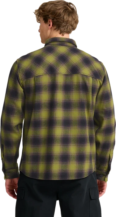 Jack Wolfskin Baja Flannel Hemd langarm check dark navy/sheer plum (Herren)