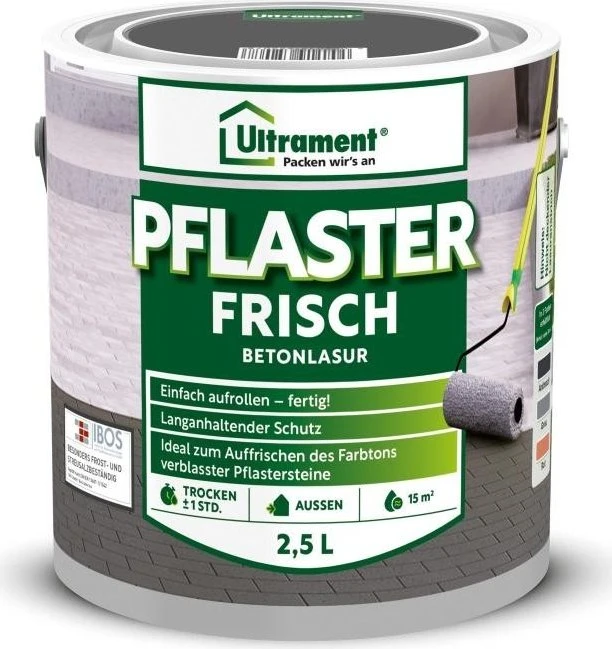 Ultrament Pflaster Frisch Betonlasur anthrazitgrau, 2.5l