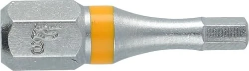 KS Tools TORSIONpower Innensechskant Bit 1/4", 3x25mm, 1 Stück