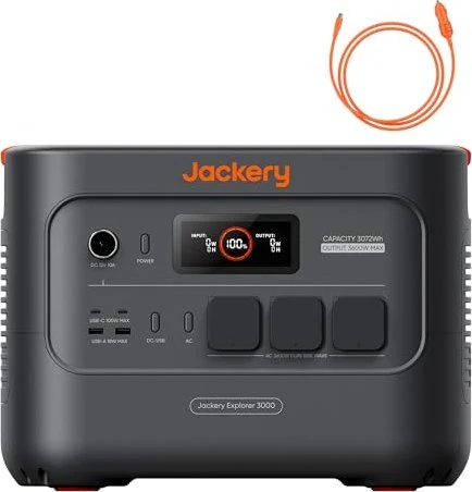 Jackery Powerstation Explorer 3000 v2 Solargenerator, 3072Wh