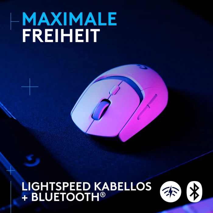 Logitech G309 Lightspeed weiß, USB/Bluetooth