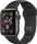Apple Watch Series 4 Aluminium 40mm grau mit Sportarmband schwarz (MU662FD/A)