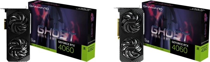 Gainward GeForce RTX 4060 Ghost, 8GB GDDR6, HDMI, 3x DP