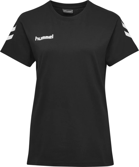 hummel GO Cotton T-Shirt kurzarm schwarz