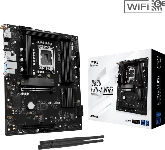 ASRock B860 Pro-A WiFi (Intel 1851)