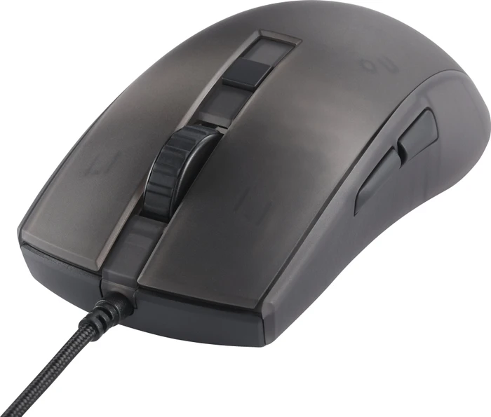 Deltaco DM310 RGB Ultralight Gaming Mouse schwarz/transluzent, USB