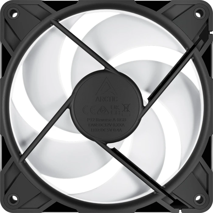 ARCTIC P12 Pro Reverse A-RGB, schwarz, 120mm