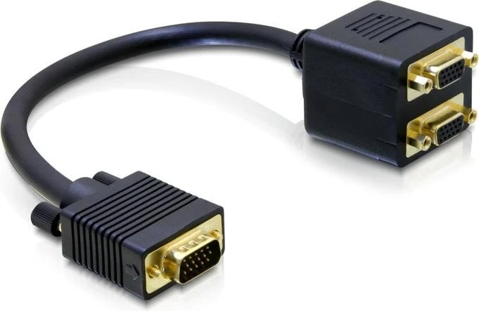 DeLOCK VGA [Stecker]/2x VGA [Buchse] Adapterkabel