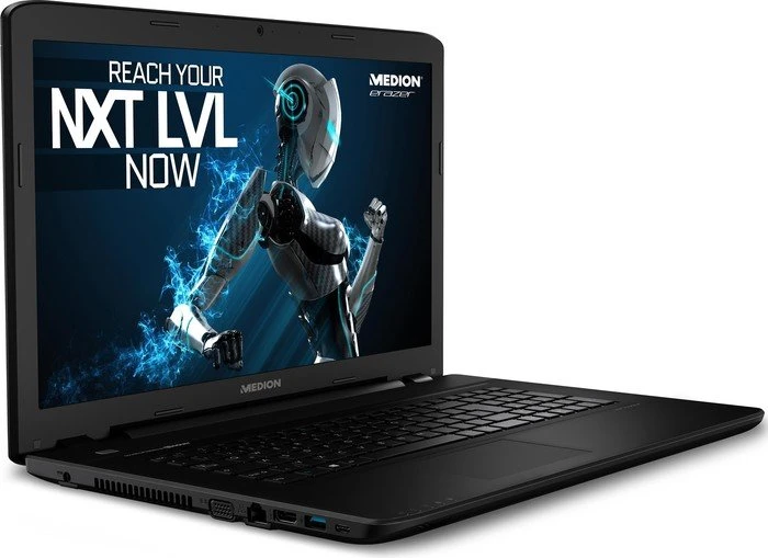 Medion Erazer P7643, Core i5-6200U, 16GB RAM, 256GB SSD, 1TB HDD, GeForce GTX 950M, DE