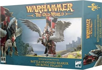 Games Workshop Warhammer The Old World - Kingdom of Bretonnia - Battle Standard Bearer on Royal Pegasus