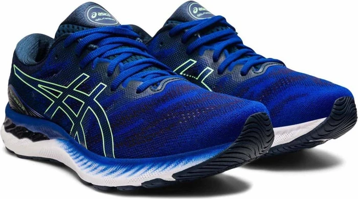 Asics Gel-Nimbus 23 monaco blue/bright lime (Herren)