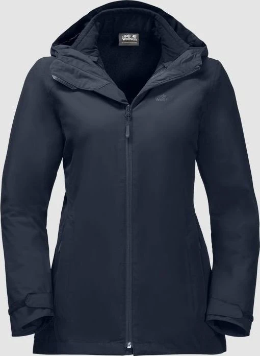 Jack Wolfskin Norrland 3in1 Funktionsjacke midnight blue (Damen)
