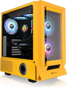 Thermaltake Ceres 350 MX Bumblebee, gelb, Glasfenster
