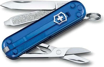 Victorinox Classic SD Taschenmesser blau transparent