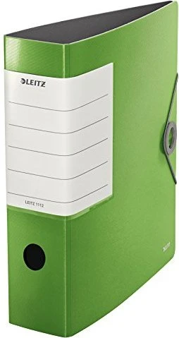 Leitz Qualitäts Ordner 2-Ring 180° Solid, 80mm, A4, hellgrün