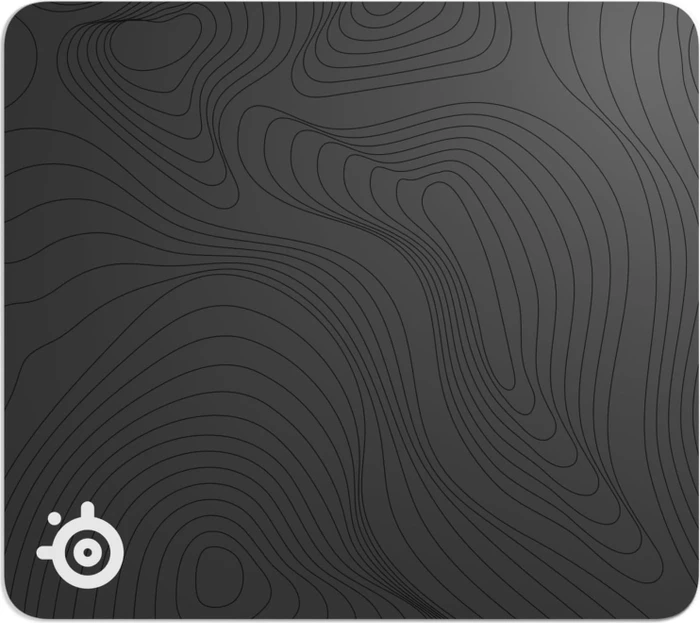 SteelSeries QcK Large Topographic Limited Edition, 450x400mm, Muster schwarz/grau