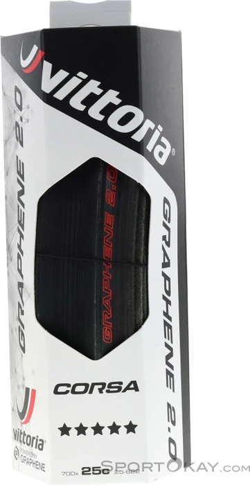 Vittoria Corsa G2.0 700x25C Reifen full black