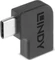 Lindy USB C-Adapter, USB-C 3.2 [Stecker] auf USB-C 3.2 [Buchse], 90° gewinkelt Vorschaubild