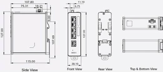 Cisco IE 1000 Industrial Railmount Smart Switch, 5x RJ-45