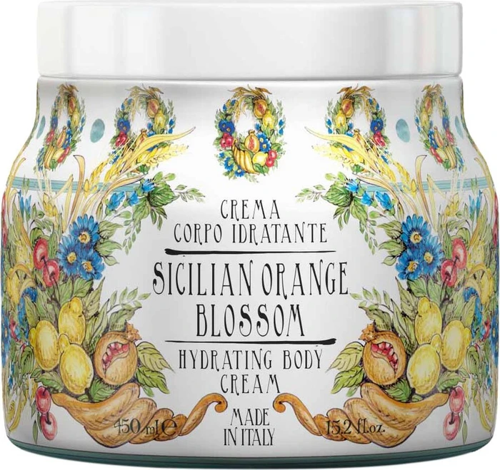 Rudy Profumi Le Maioliche Sicilian Orange Blossom Hydrating Body Cream, 450ml