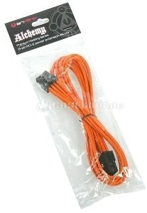 BitFenix Alchemy 8-Pin PCIe Verlängerung 45cm, sleeved orange