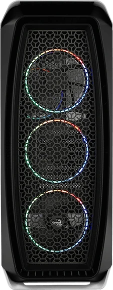 AeroCool Aero One Eclipse, weiß, Glasfenster