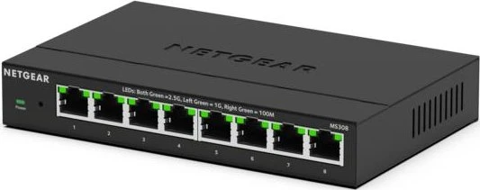 Netgear MS300 Desktop 2.5G Switch, 8x RJ-45
