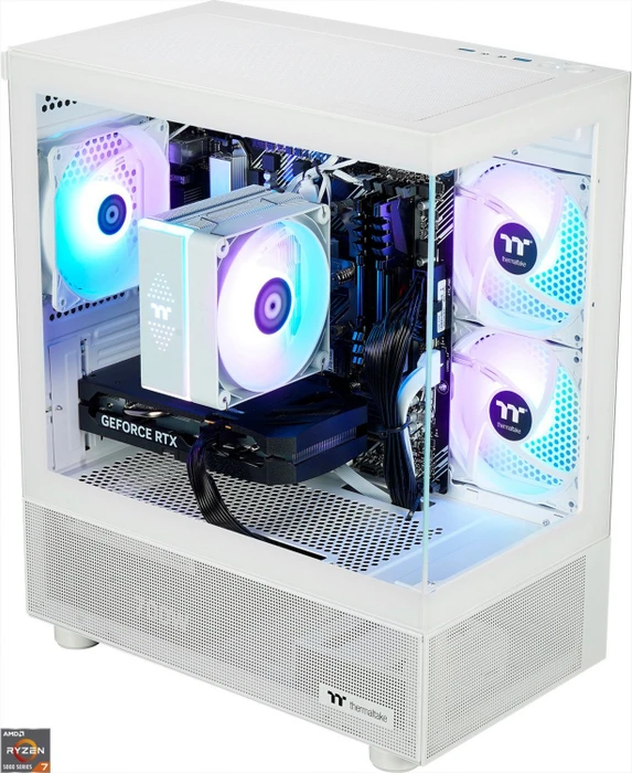 Thermaltake FTW V170A, White, Ryzen 7 7800X3D, 32GB RAM, 1TB SSD, GeForce RTX 5070