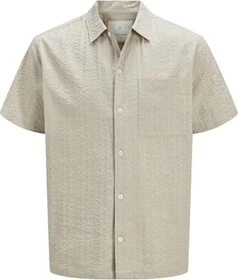 Jack & Jones Relaxed Fit Hemd kurzarm silver lining (Herren)